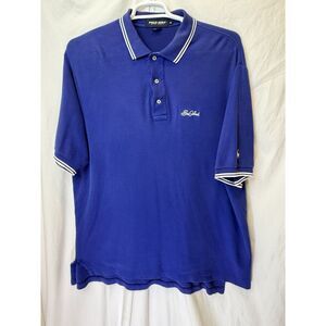 Polo Golf Ralph Lauren XL Royal Blue &‎ White Polo Sea Island Golf Club Resort